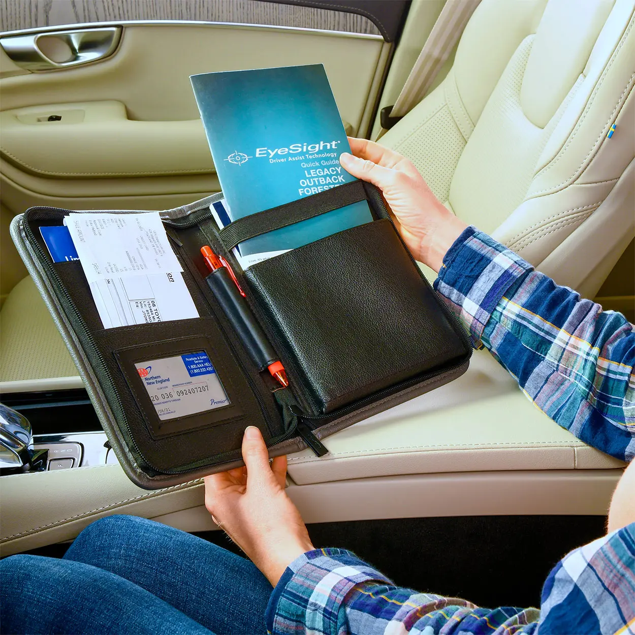 Glove Compartment Organizer